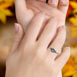 Oxidized Eye Ring