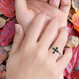 Medieval Cross Ring