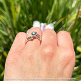 Three Ball Layered Ring