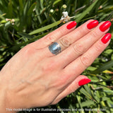 Oxidized Sunbeam Band Sun Ring