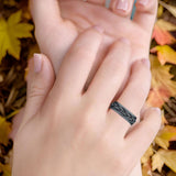 Spinner Braided Silver Ring