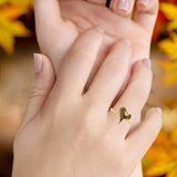 Mushroom Heart Ring