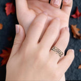 Celtic Triquetra & Dragons Ring