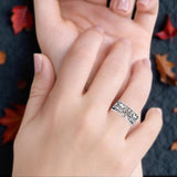 Celtic Triquetra & Dragons Ring