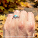 Pear Teardrop Twisted Ring