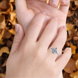 Oxidized Turtle Ring