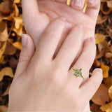 Oxidized Turtle Ring