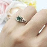 Oval Celtic Trinity Knot Ring