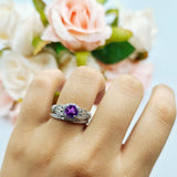 Art Deco Two Piece Bridal Ring