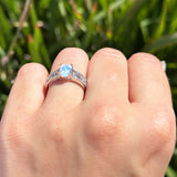 Vintage Style Oval Natural Stone Ring