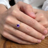 Round Halo Diamond Gold Ring