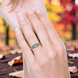 Floral Stone Ring