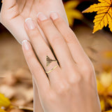  Oxidized Whale Tail Ring