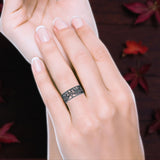 Celtic Triquetra & Dragons Ring