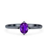 Art Deco Oval Simulated Cubic Zirconia Wedding Engagement Ring Solid 925 Sterling Silver