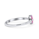 Art Deco Oval Simulated Cubic Zirconia Wedding Engagement Ring Solid 925 Sterling Silver