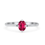 Art Deco Oval Simulated Cubic Zirconia Wedding Engagement Ring Solid 925 Sterling Silver