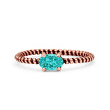Art Deco Rope Oval Statement Fashion Oxidized Thumb Ring Solid 925 Sterling Silver