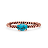 Art Deco Rope Oval Statement Fashion Oxidized Thumb Ring Solid 925 Sterling Silver