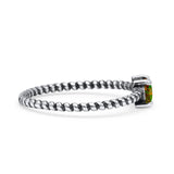 Art Deco Rope Oval Statement Fashion Oxidized Thumb Ring Solid 925 Sterling Silver