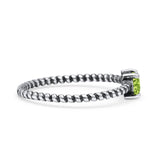 Art Deco Rope Oval Statement Fashion Oxidized Thumb Ring Solid 925 Sterling Silver