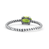 Art Deco Rope Oval Statement Fashion Oxidized Thumb Ring Solid 925 Sterling Silver