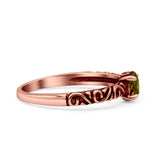 Art Deco Vintage Style Thumb Ring Statement Fashion Oxidized Round Solid 925 Sterling Silver
