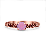 Art Deco Vintage Style Thumb Ring Statement Fashion Oxidized Round Solid 925 Sterling Silver