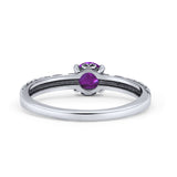 Art Deco Vintage Style Thumb Ring Statement Fashion Oxidized Round Solid 925 Sterling Silver