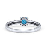 Art Deco Vintage Style Thumb Ring Statement Fashion Oxidized Round Solid 925 Sterling Silver