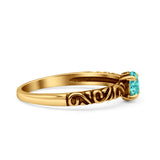 Art Deco Vintage Style Thumb Ring Statement Fashion Oxidized Round Solid 925 Sterling Silver