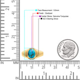 Petite Dainty Statement Fashion Oval Thumb Ring Lab Created Opal Solid 925 Sterling Silver