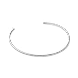 3MM Plain Collar Choker Chain .925 Sterling Silver No Clasp-5.25