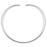 3MM V Shape Collar Choker Chain .925 Sterling Silver No Clasp-5.25