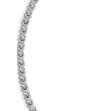 1.4MM Criss Cross Chain .925 Solid Sterling Silver Available In 16-20 Inches