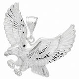 DC Eagle Pendant 925 Sterling Silver 60mm