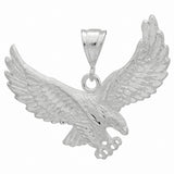 60mm DC Eagle Pendant 925 Sterling Silver