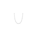 9MM 220 Figaro Link Chain .925 Solid Sterling Silver Sizes "8-36"
