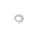 11MM 250 Curb Flat Link Chain .925 Solid Sterling Silver Sizes "8-32"