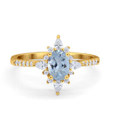 14K Gold 1.54ct Vintage Oval 8mmx6mm G SI Diamond Engagement Wedding Ring