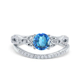 14K Gold 1.05ct Round 6mm G SI Diamond Engagement Bridal Wedding Ring