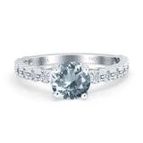 14K Gold 1.16ct Round 6.5mm G SI Diamond Engagement Wedding Ring