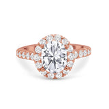 Solitaire Accent Wedding Ring Simulated Cubic Zirconia 925 Sterling Silver