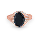 Art Deco Engagement Bridal Ring Simulated Cubic Zirconia 925 Sterling Silver BA1059