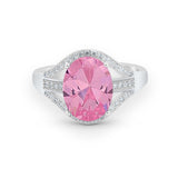 Art Deco Engagement Bridal Ring Simulated Cubic Zirconia 925 Sterling Silver BA1059