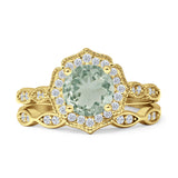 Two Piece Floral Ring