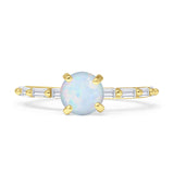 Two Piece Round Halo Floral Ring Cubic Zirconia 925 Sterling Silver