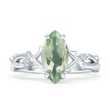 Marquise Split Shank Ring