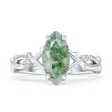 Marquise Split Shank Ring