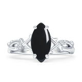 Marquise Split Shank Ring